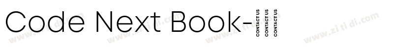 Code Next Book字体转换